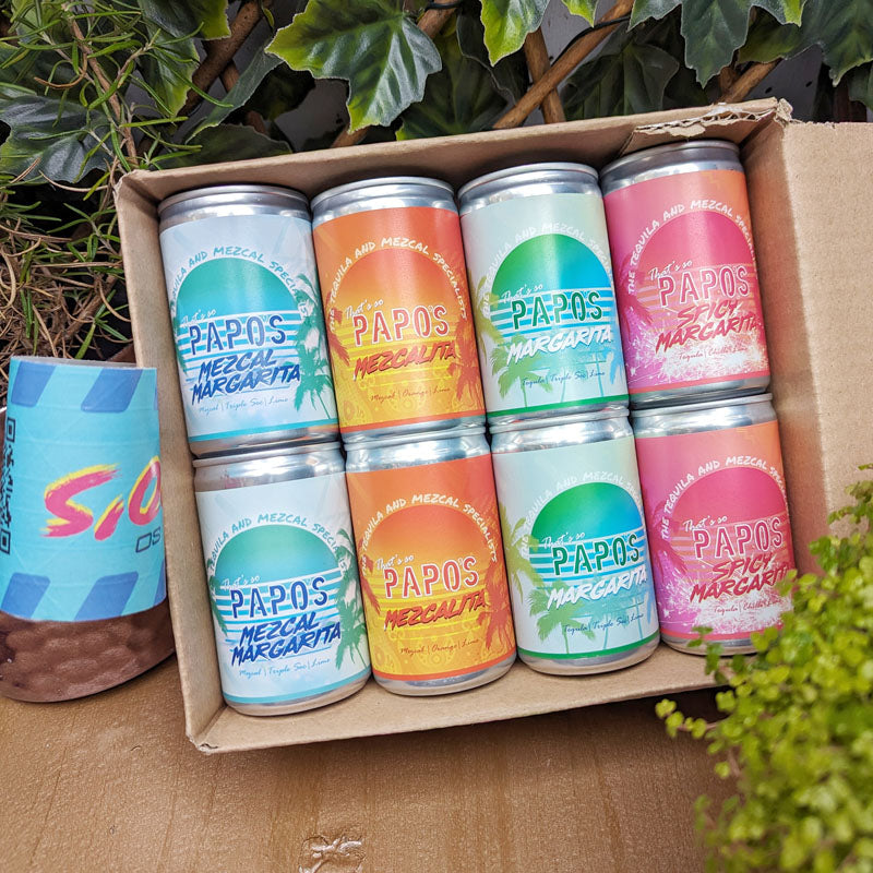 PaPo's 8-Pack Mixed Canned Cocktails