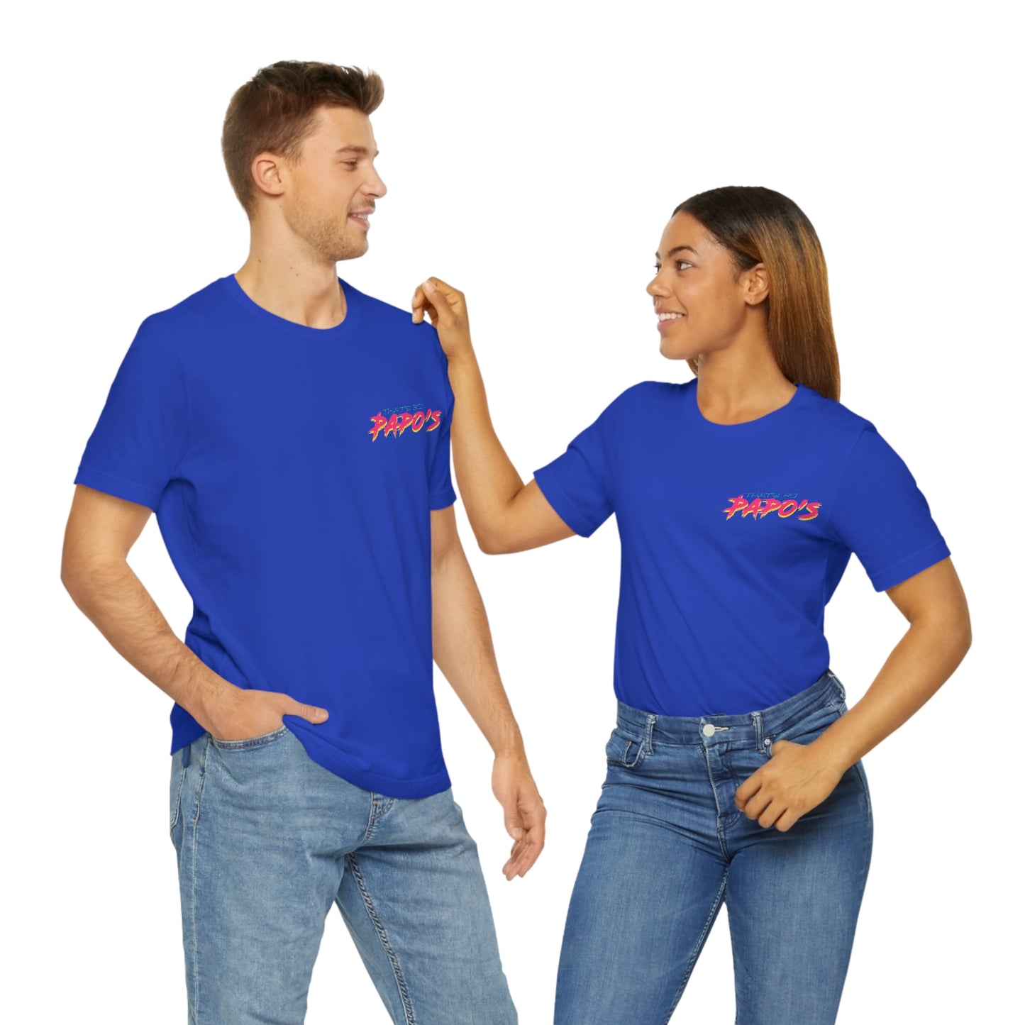 That's So PaPo's Back Logo Unisex Jersey Short Sleeve Tee