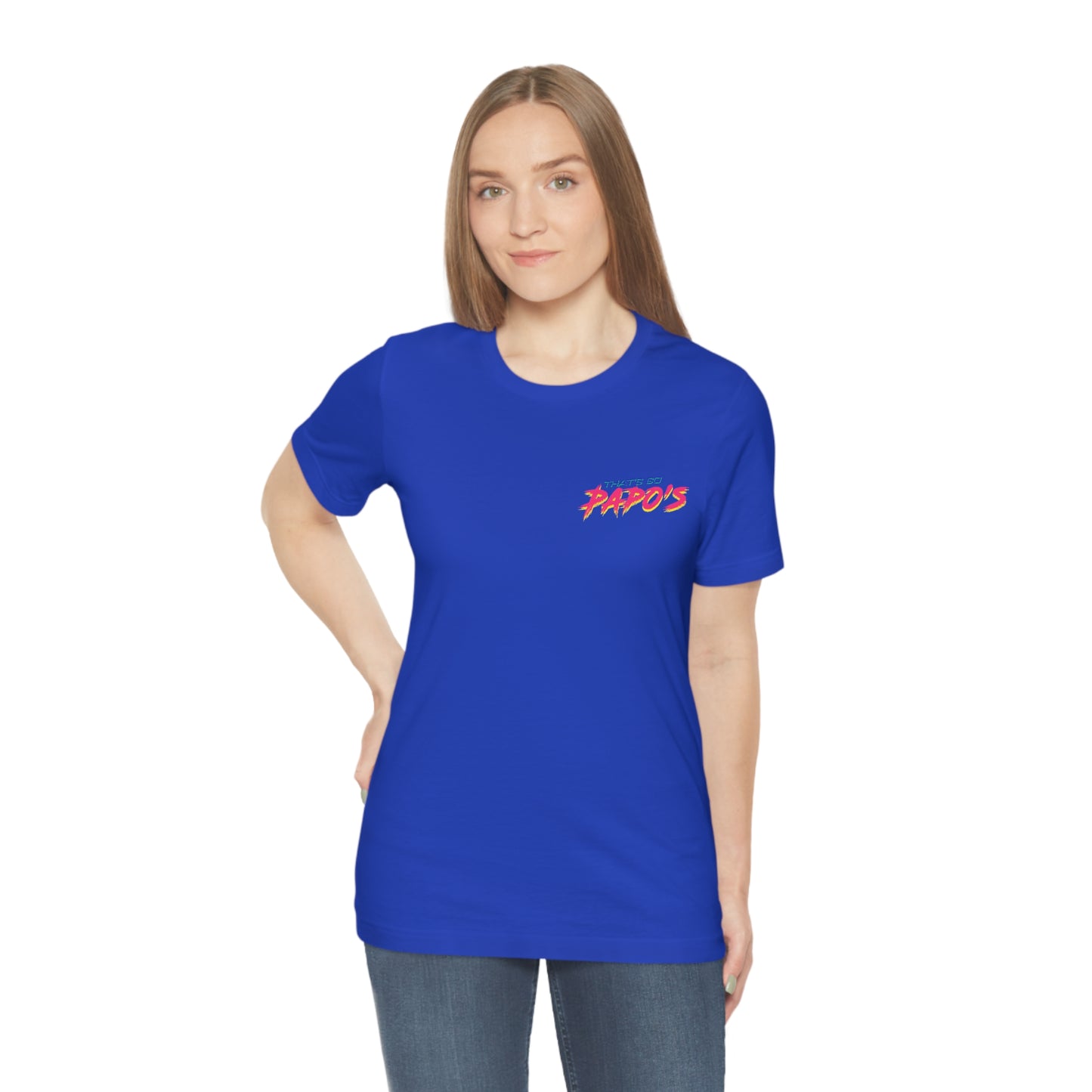 That's So PaPo's Back Logo Unisex Jersey Short Sleeve Tee