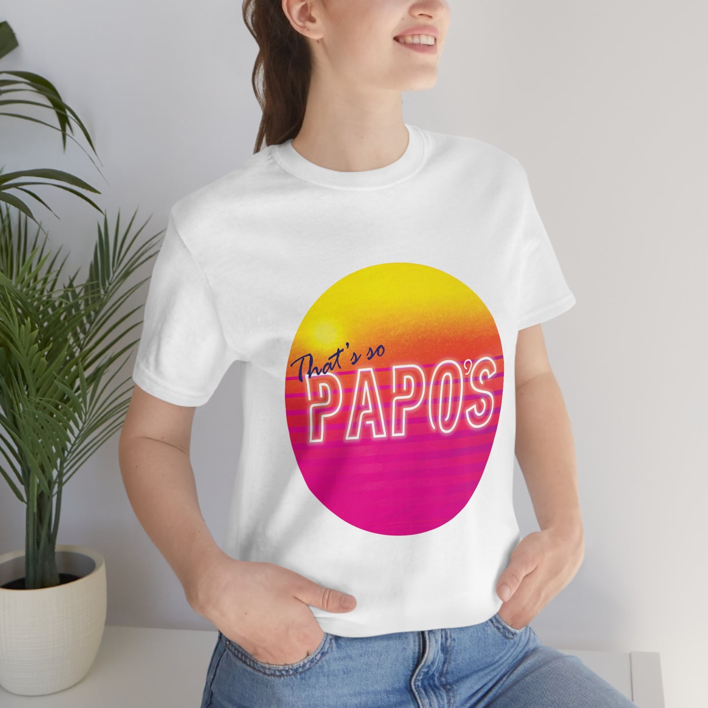 That's So PaPo's Front Logo Unisex Jersey Short Sleeve Tee